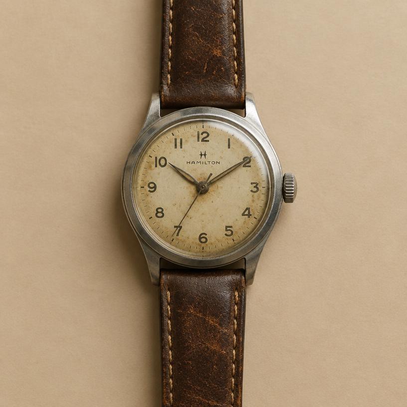 Field Watch, patina dial